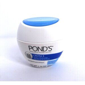 Pond's Crema S 24 Hr. Moisturizer For Dry to Very Dry Skin Travel Size 1.75 oz